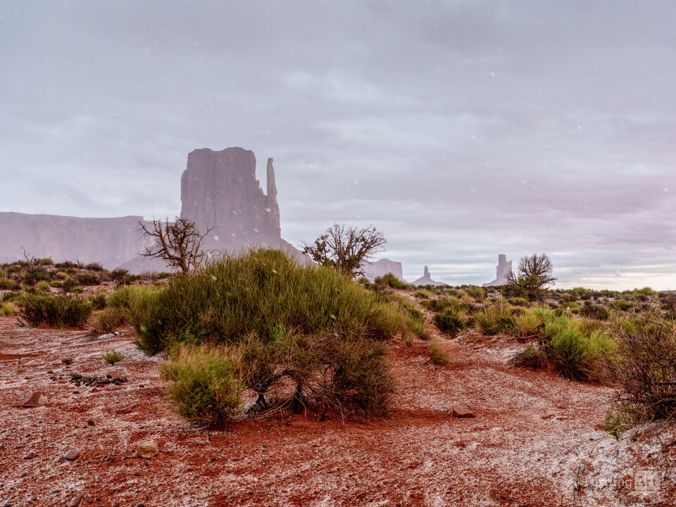 Storm Silence In Monument Valley