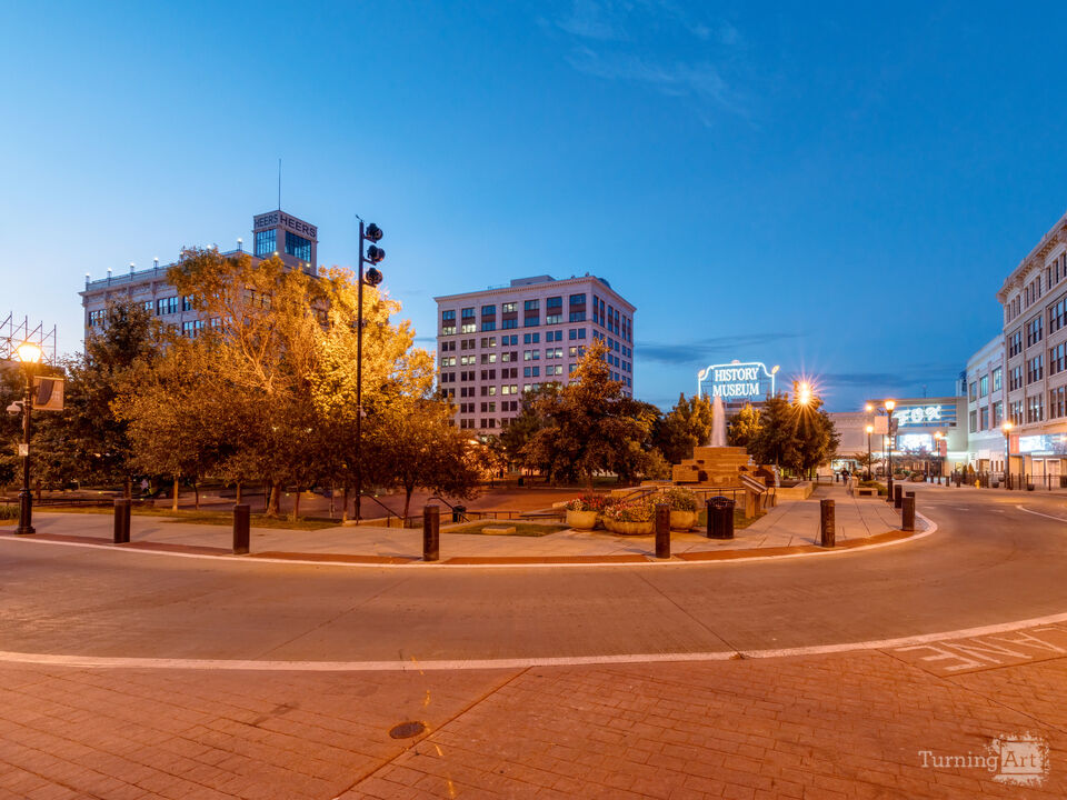 Evening Glow In Heart Of Springfield