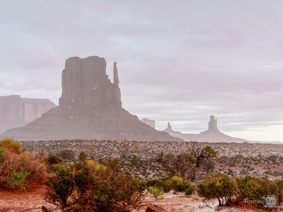 Storm Over West Mitten Monument Valley