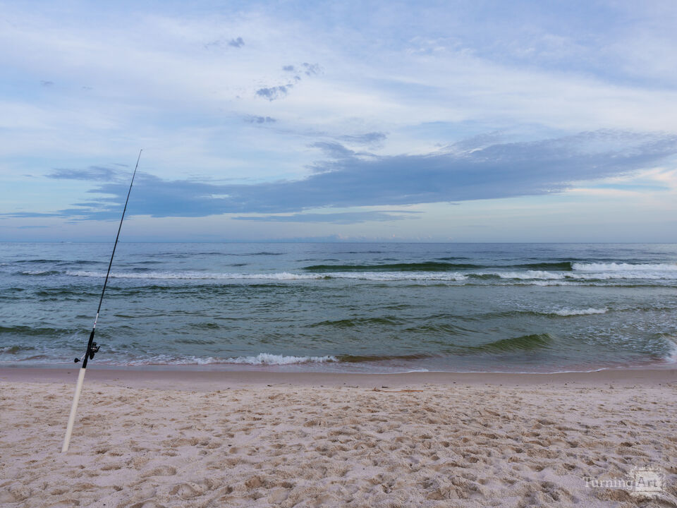 Ocean Fishing Morning Wishing