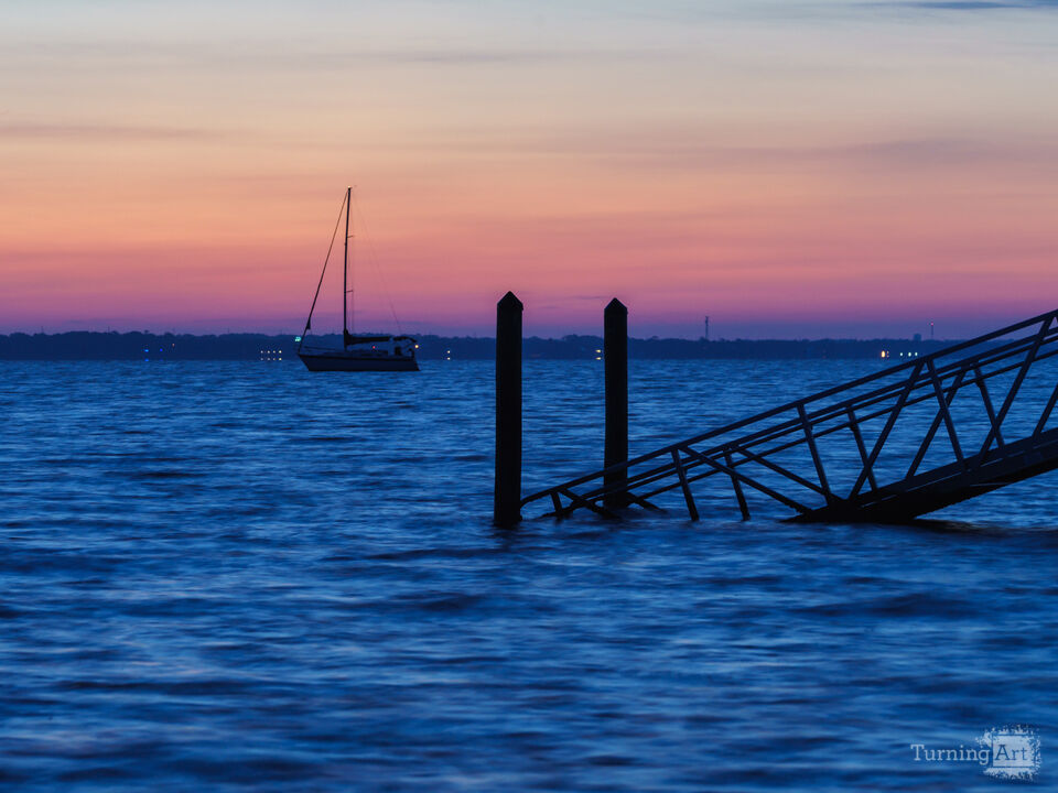 Blue Hour Serenity Santa Rosa Sound
