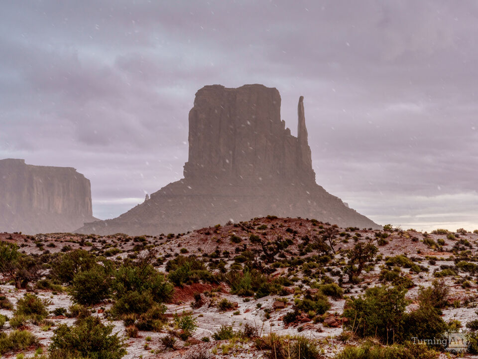 West Mitten In Stormy Haze