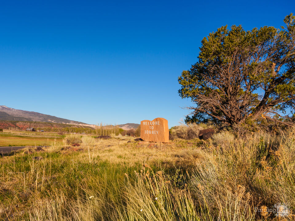 Welcome To Torrey Utah Sign