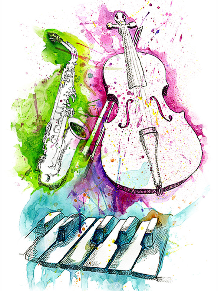 Watercolor instruments