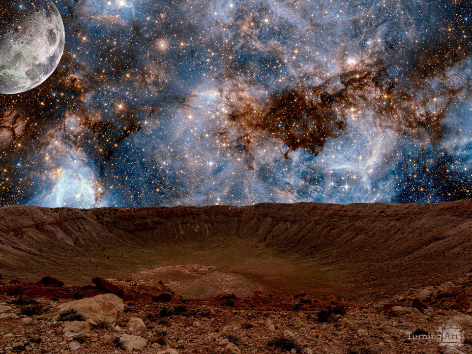 Meteor Crater Arizona Papillon Nebula