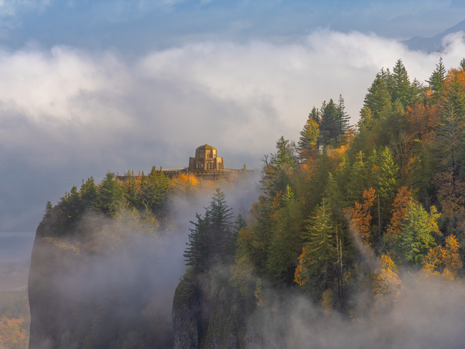 Vista House in Autumn