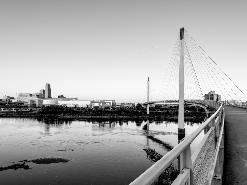 Bob Kerrey Simple Morning Grayscale