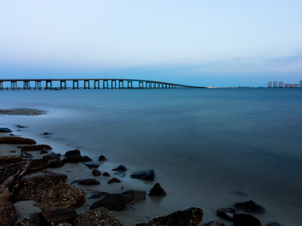 Quiet Blue Hour Along The Sound