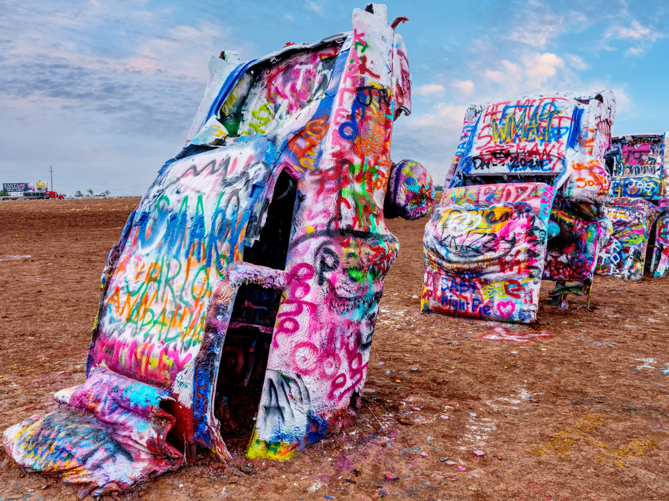 Cadillac Ranch Cars Graffiti