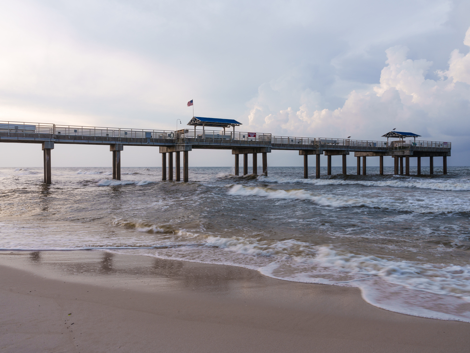 Soft Blues Of A Gulf Morning