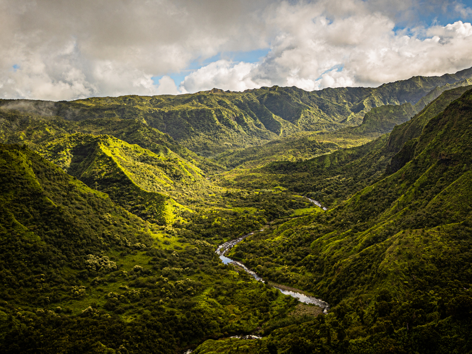 Valley Through The Mountains