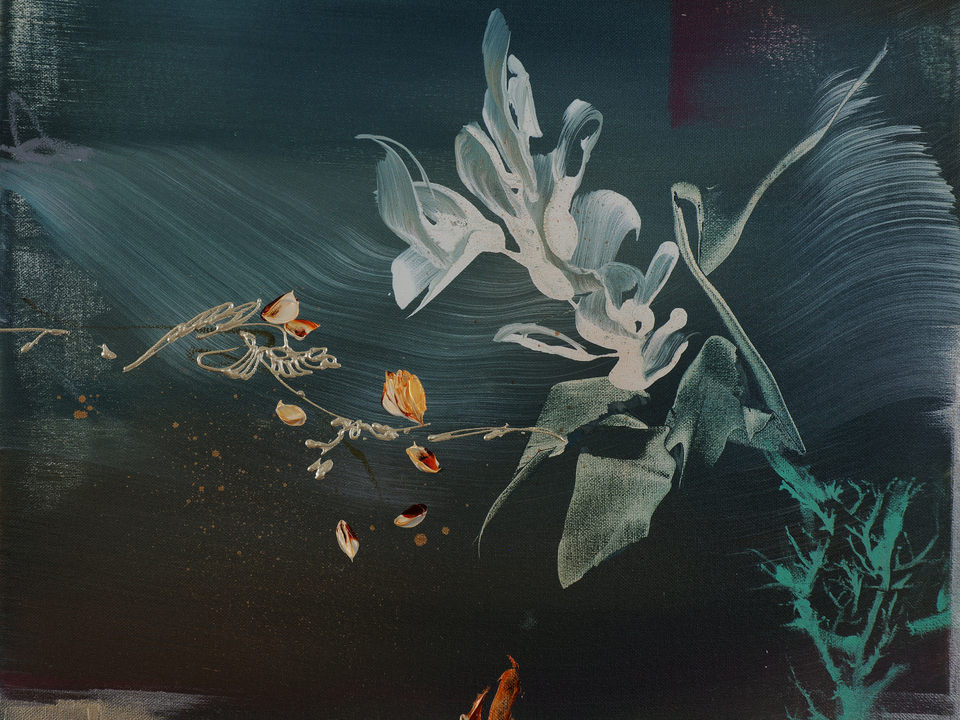 Moondust and Saltwater Triptych (c)