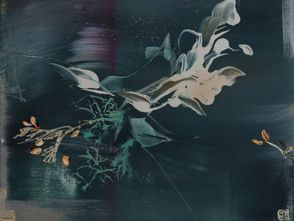 Moondust and Saltwater Triptych (b)