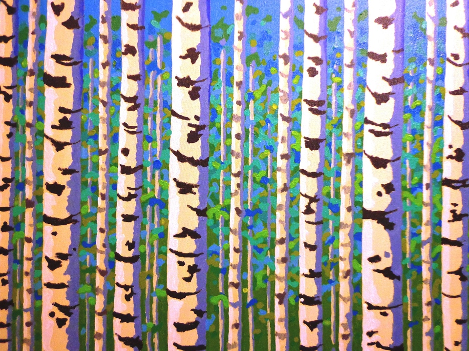 Birch Trees Series II