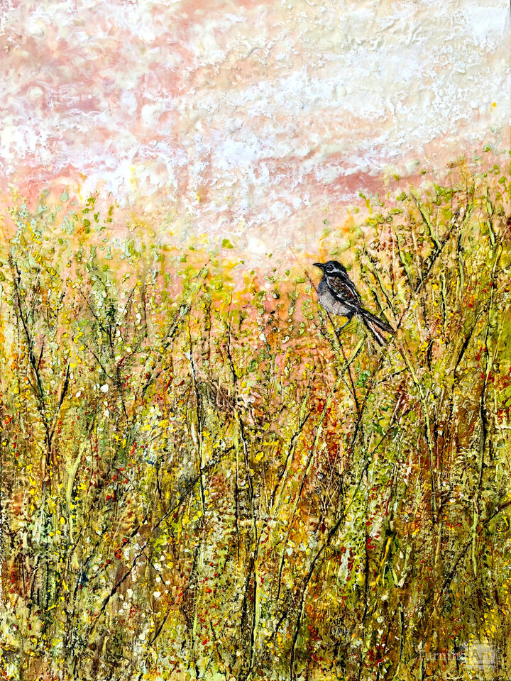 Sparrow in the Meadow