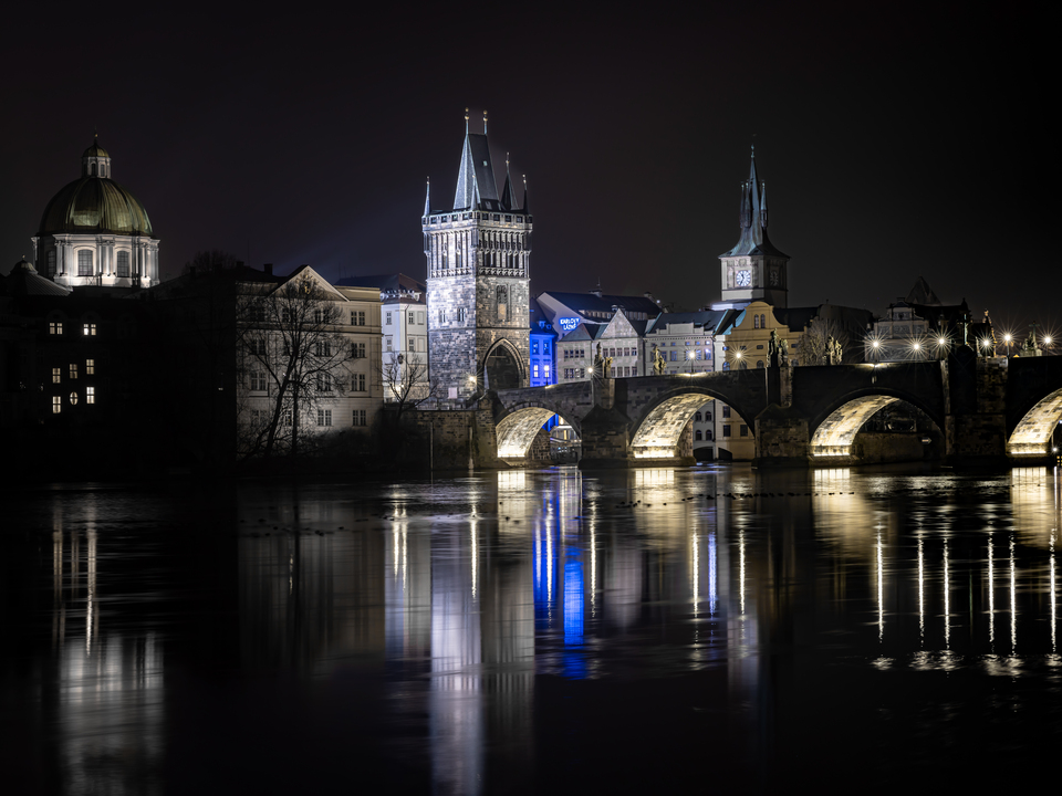 Stillness Over the Vltava