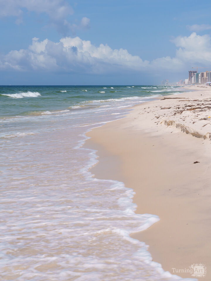 West Perdido Key Beach Coastline Vertical