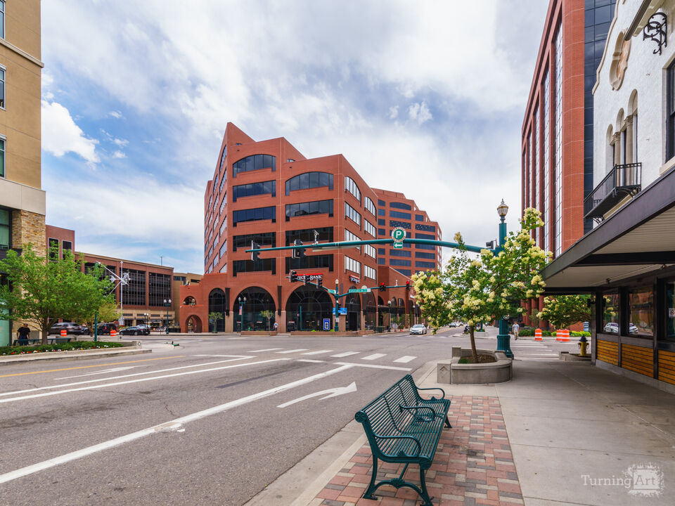 Bench In Downtown Colorado Springs