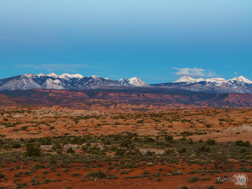 Dunes And Snow Peaks Arches National Park