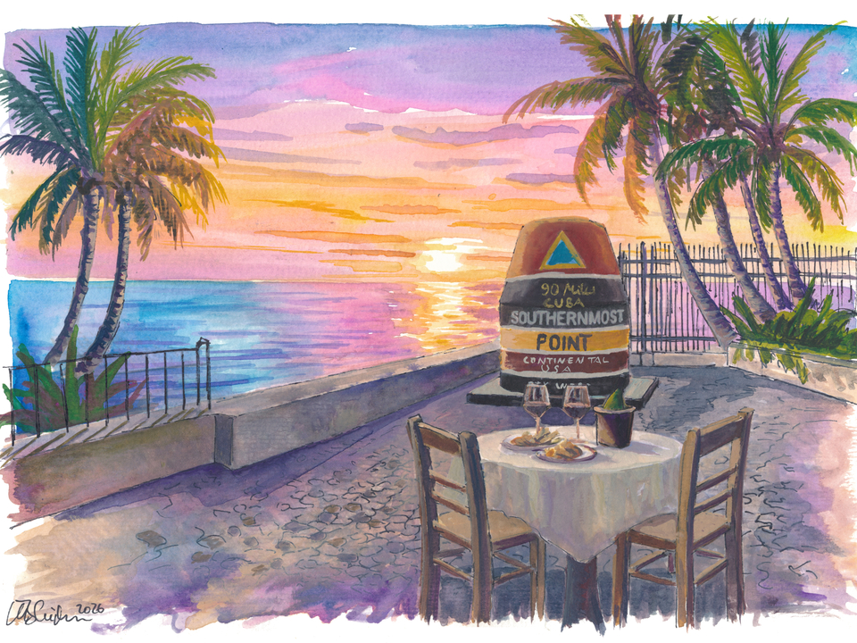 Romantic Dinner  at Southernmost Point Key West