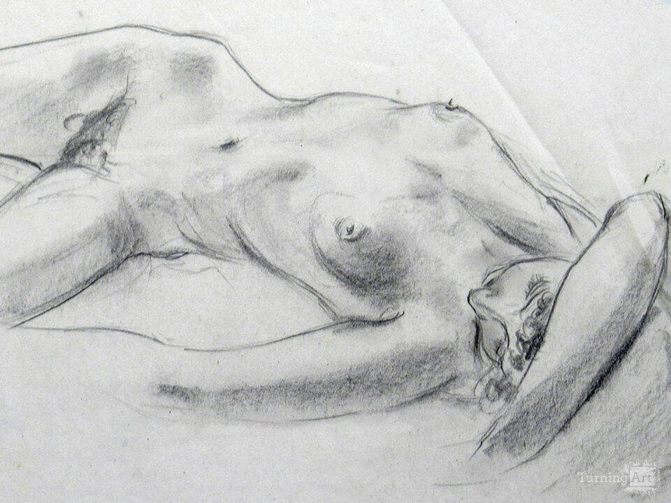 CHARCOAL FIGURE STUDY