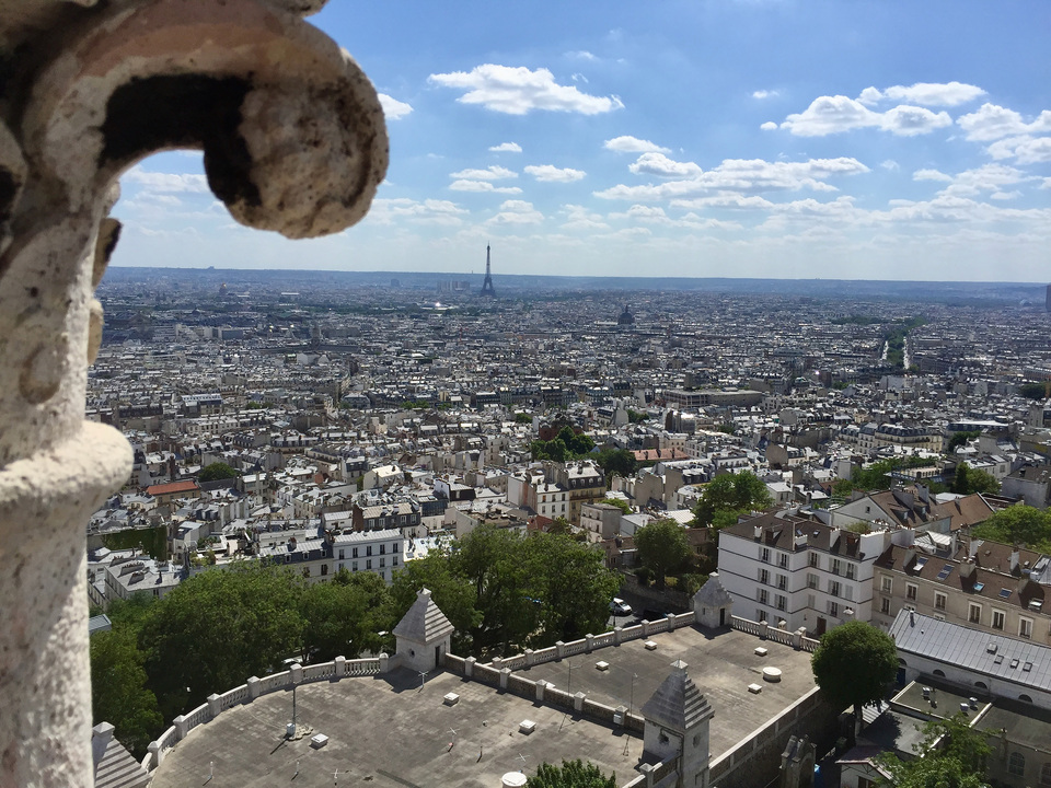 View of Paris, Eiffel Tower 