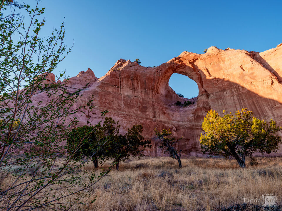 Arizona Window Rock Evening Light