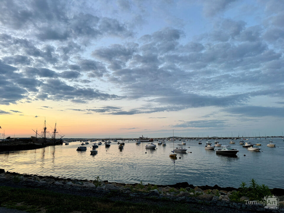 Mayflower 2, Sunset, Plymouth Massachusetts