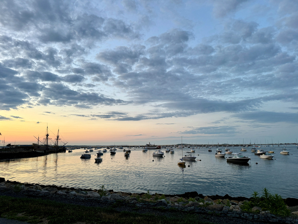 Mayflower 2, Sunset, Plymouth Massachusetts