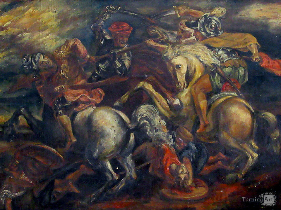 THE BATTLE OF ANGHIARI (After Peter Paul Rubens)