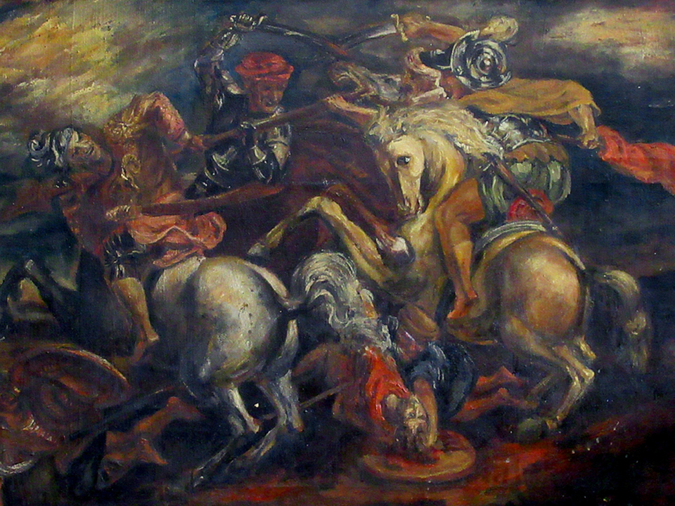 THE BATTLE OF ANGHIARI (After Peter Paul Rubens)