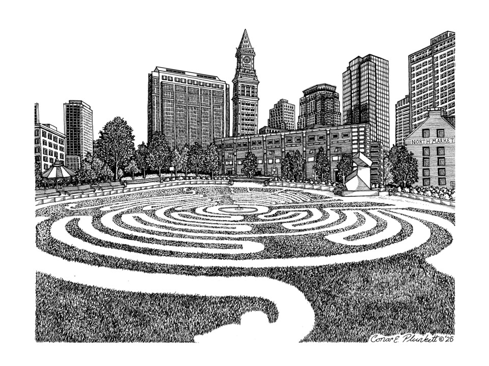 Boston's Greenway Labyrinth