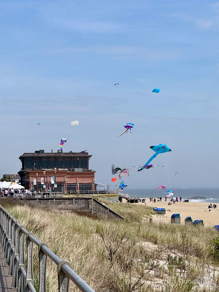 Kites at the Boardwalk, Long Branch, New Jersey