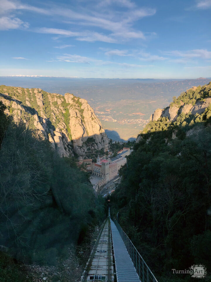 Tram to Montserrat⁩,⁨ Barcelona⁩, ⁨Spain⁩ 