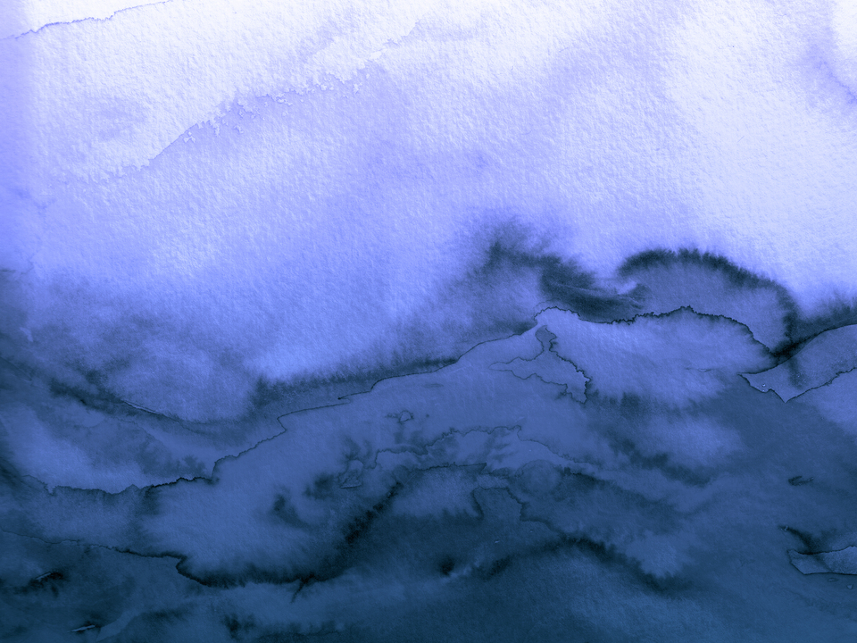 WINTER WAVES VIBRANT TIDE 6, WATERCOLOR OCEAN FLOW
