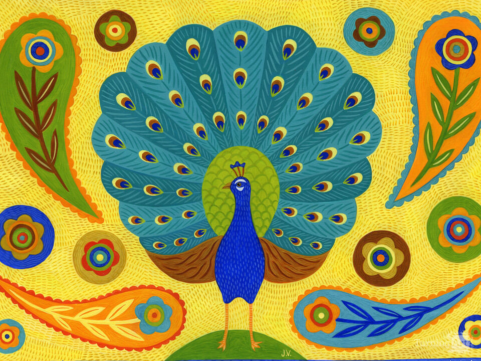 Peacock and Paisley