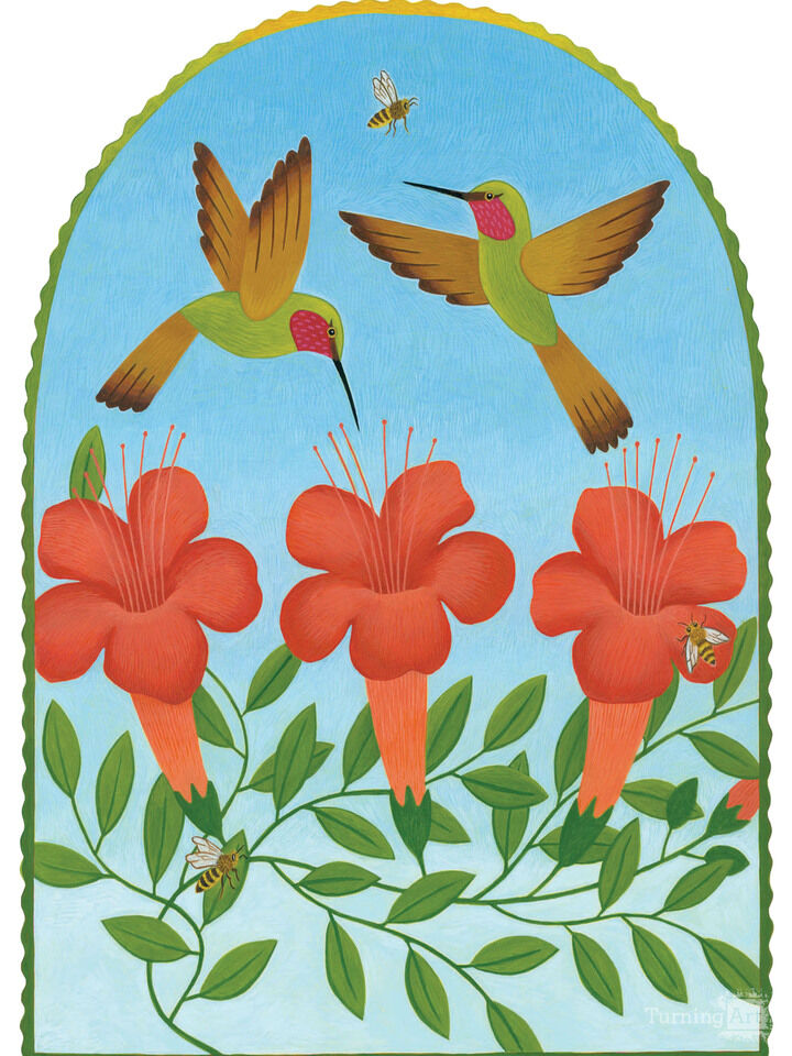 Hummingbirds and Bees