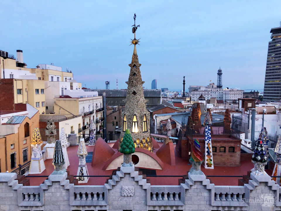 Palau Güell Rooftop, Barcelona