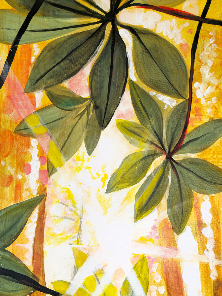 Sunlit Rhododendron Orange