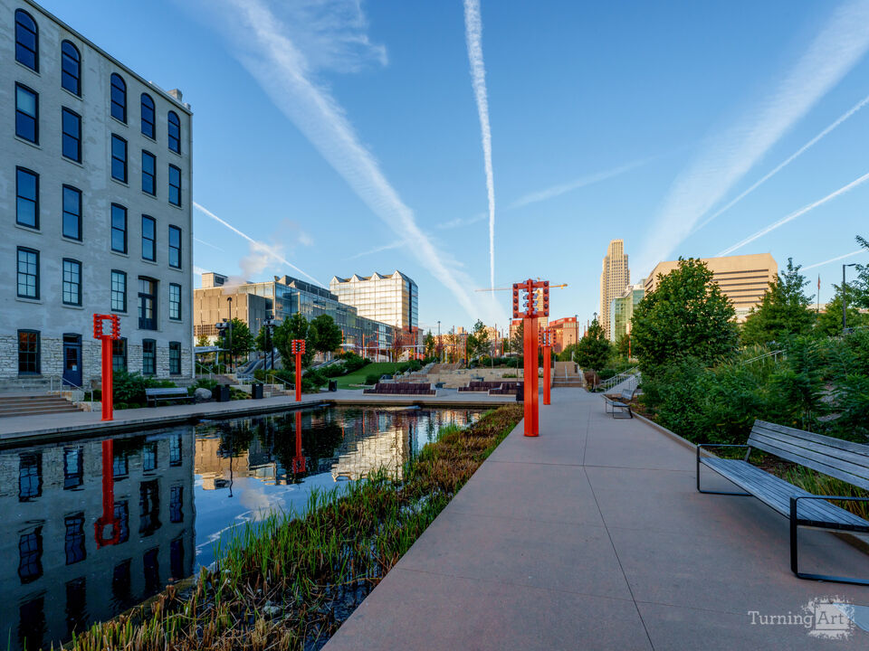 Calm Morning At Gene Leahy Mall