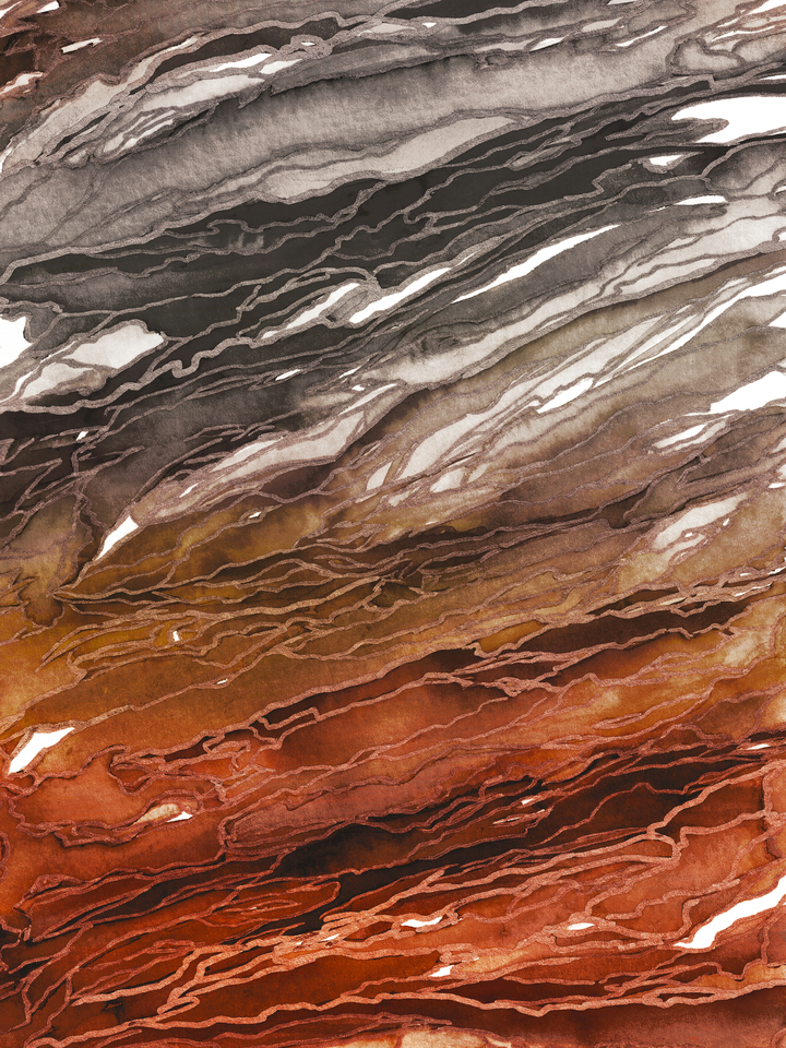 AGATE MAGIC 1 ABSTRACT WAVES ORGANIC FLOW PAINTING