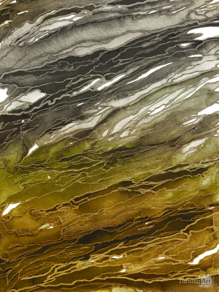 AGATE MAGIC 2 ABSTRACT WAVES ORGANIC FLOW PAINTING
