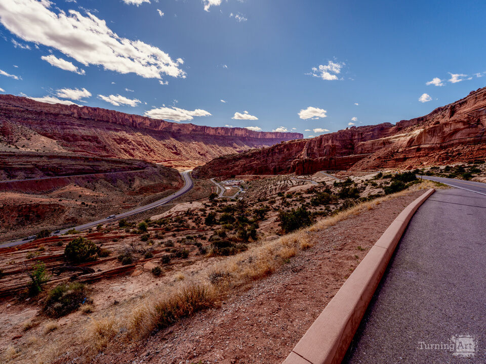 Arches National Park Entry Switchbacks