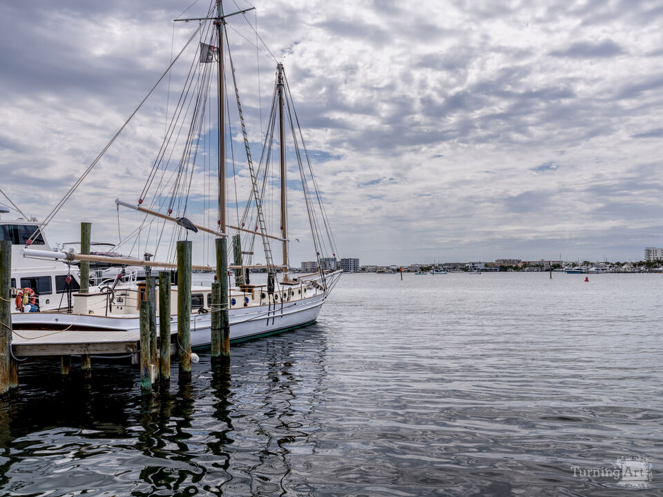 Sailboat in Destin Harbor