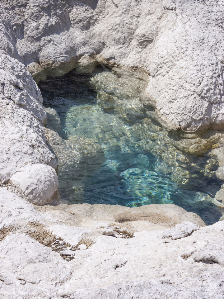 Blue Pool Of Old Tardy Geyser
