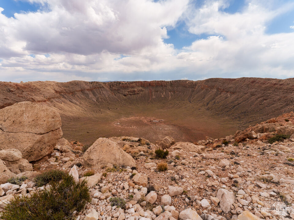 Edge Of A Meteor Impact