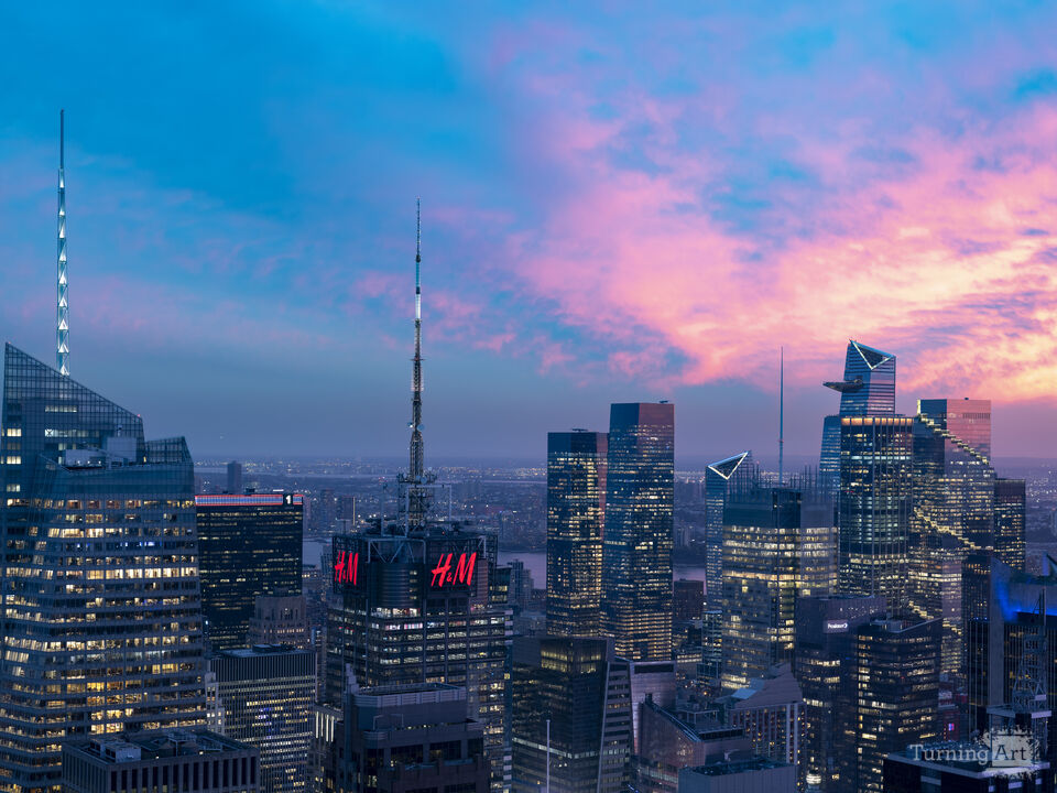 Manhattan at twilight