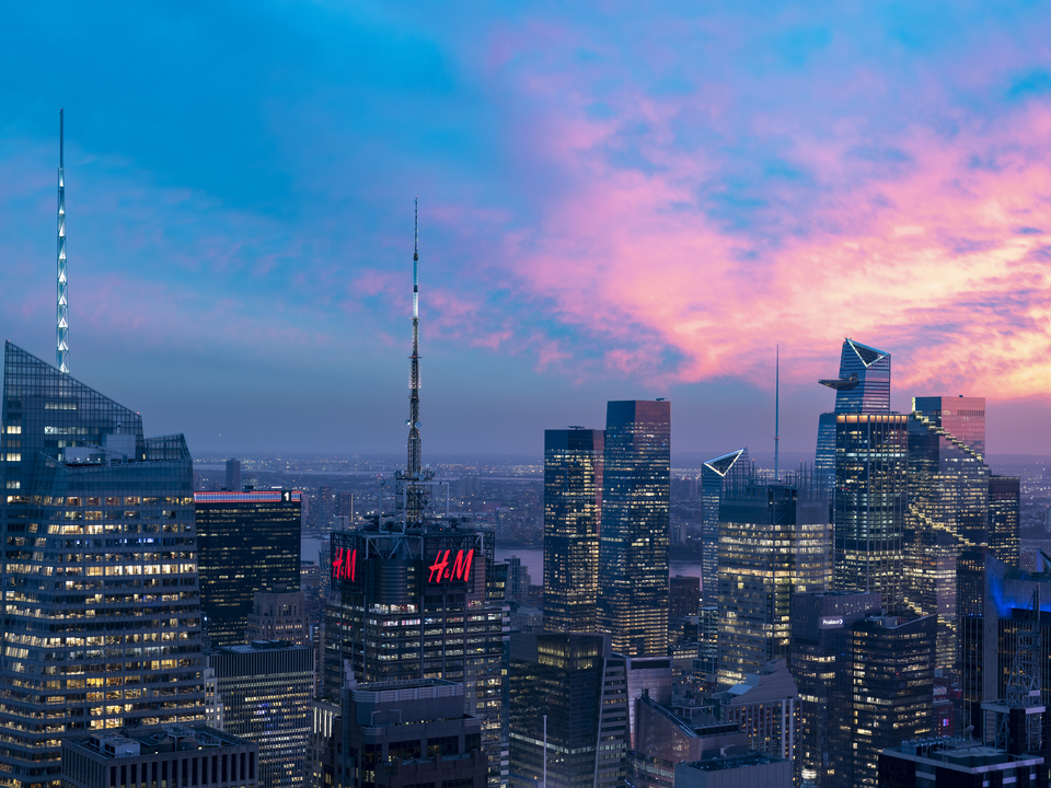 Manhattan at twilight