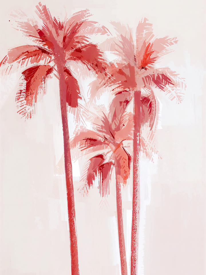 Pink Palm Trees Dreams
