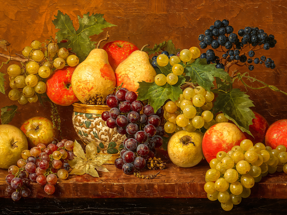 Vibrant Fruit Still Life
